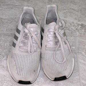 gray adidas shoes